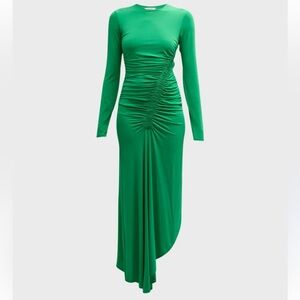 A.L.C. Adeline Asymmetric Ruched Stretch Maxi Dress